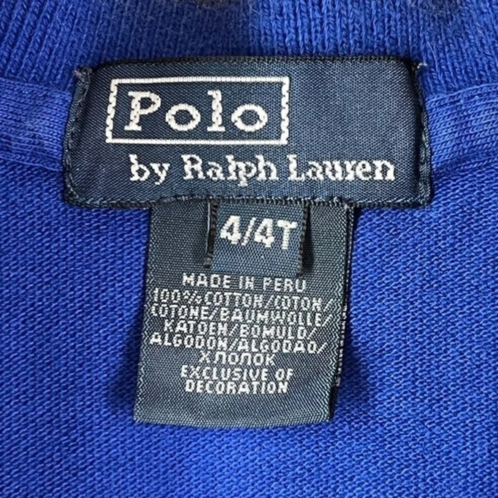 Polo Ralph Lauren Boys Size 4 Short Sleeve‎ Rugby Shirt 4 Pony Regular Fit